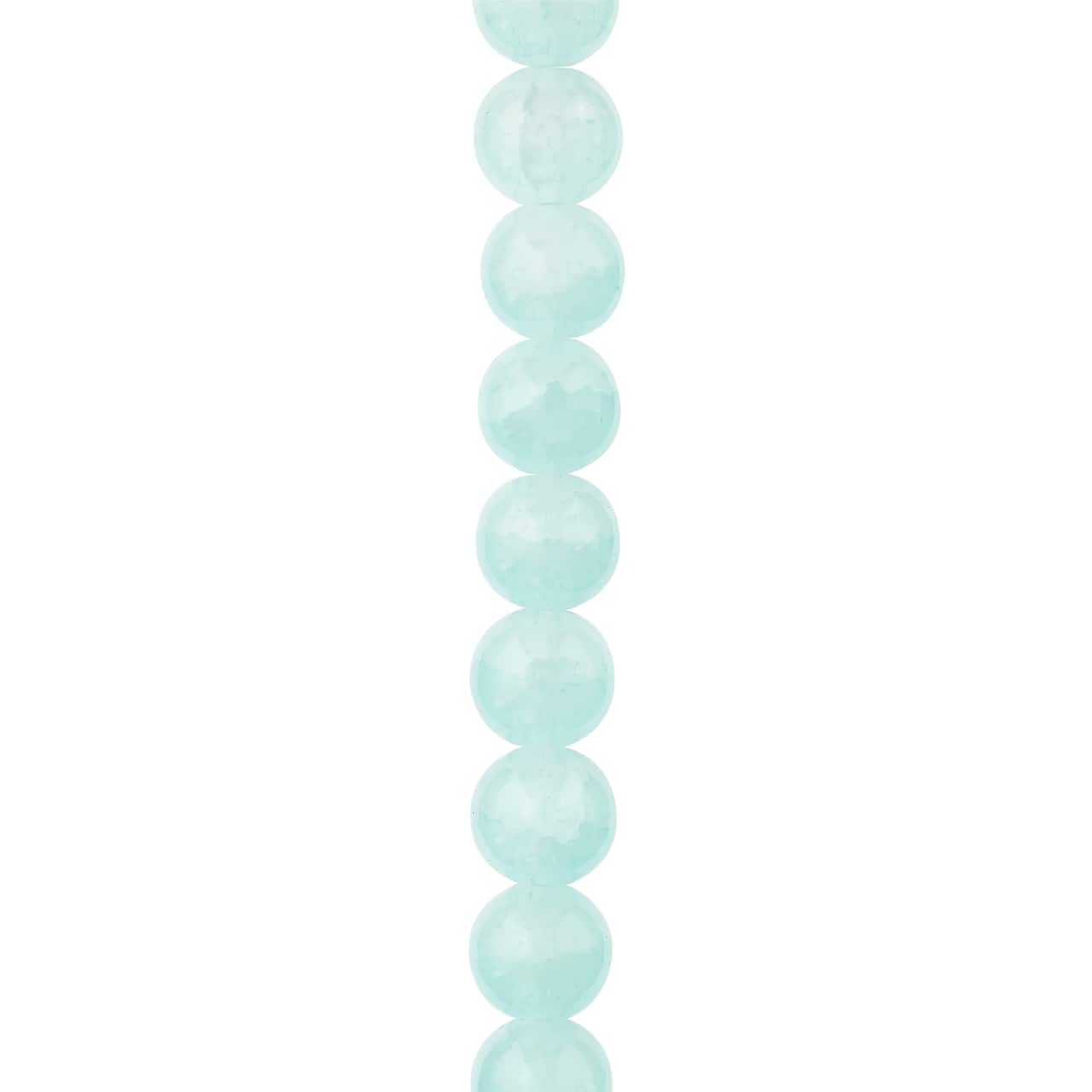 Aqua Glass Round Beads, 10mm by Bead Landing&#x2122;